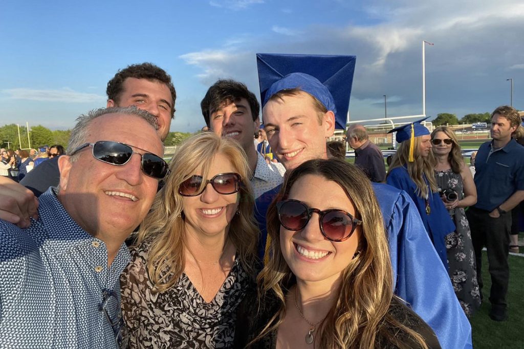 Emily Oberst with her Family