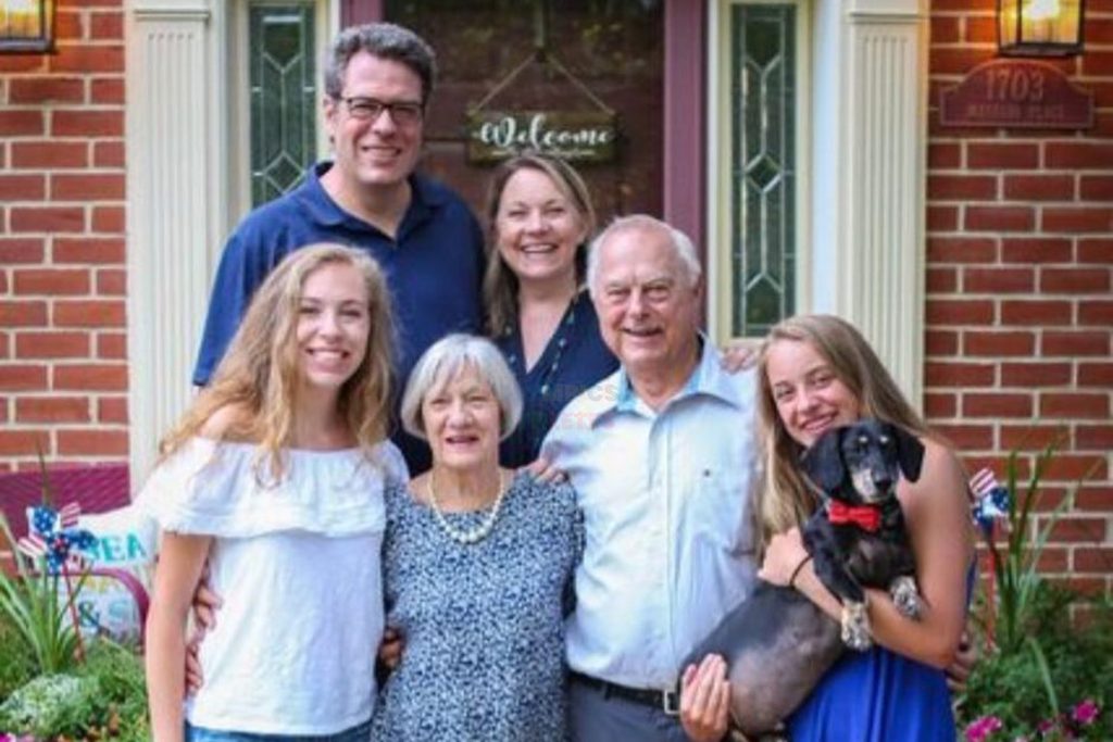 Gemma Wollenschlaeger with her family