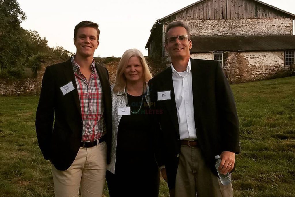 Justin Duncan with his Parents Toeanne and Glenn Best