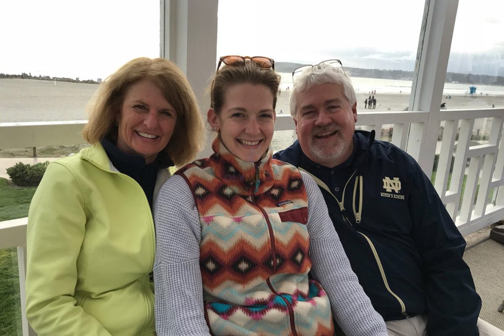 Molly Bruggeman With her Parents