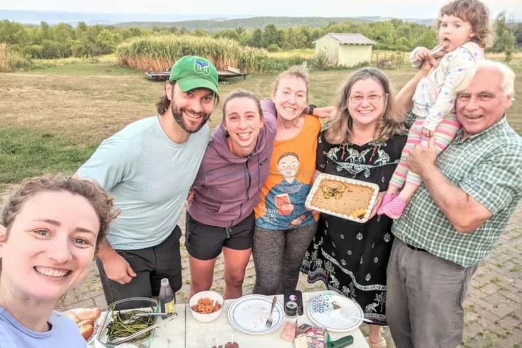 Olivia Coffey with her Family